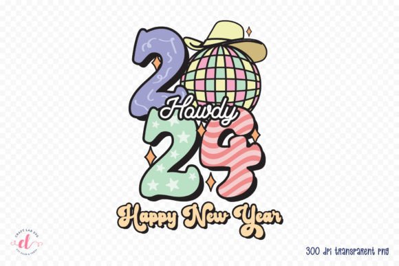 Download Howdy 2024 - Retro New Year Sublimation - New year sublimation Collection