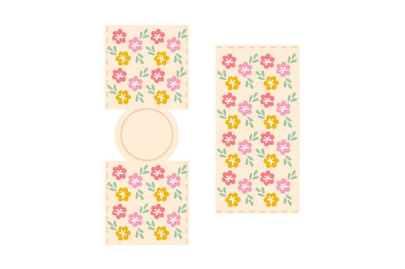 Download Can Cooler Design Mockup, Floral - Cooler design Collection