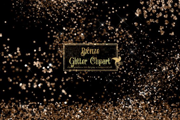 Download Bronze Glitter Clipart - Glitter Collection