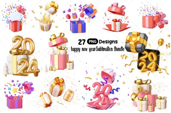 Download Happy New Year Sublimation Design - Premium Resources