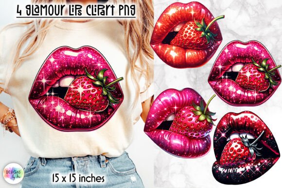 Download Glamour Lips Clipart PNG, Glitter Lips - Glitter Collection